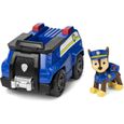 Mini véhicule + Figurine à collectionner - PAW PATROL - Chase - 15 cm - Bleu - A partir de 3 ans-0