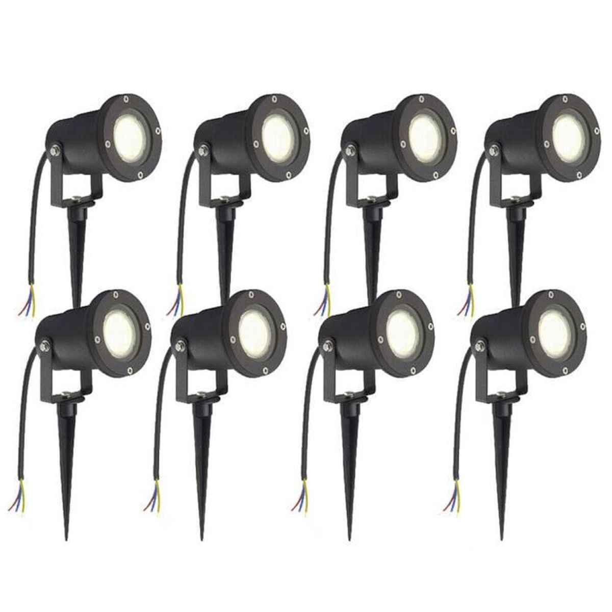 Lumière Souterraine Extérieure – Projecteur à Faisceau LED, Spot Encastrable Au Sol à LED Basse Tension, étanche IP66 AC12/24 V, Lumière Souterraine Pour Pelouse De Cour, Pour Jardin, Allée, Terrass