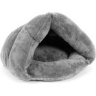 VORCOOL Lit Sac En Coton De Couchage Pour Chat (Gris)