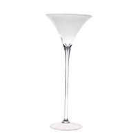 INNA-Glas Verre à Martini XXL SACHA AIR sur pied, transparent, 60cm, Ø26cm - Bougeoir - Verre décoratif