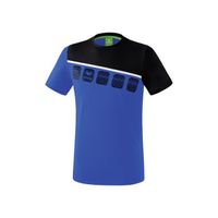 T-Shirt Erima 5-C - Bleu - Respirant - Football - Multisport - Adulte - Mixte