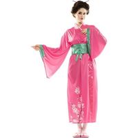 Déguisement Femme - Disfrazzes France - Japonaise Rose - Rose - Intérieur - Tissu