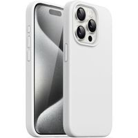 Coque pour Apple iPhone 15 Pro 6.1", Protection Antichoc Militaire, Anti-jaunissement, Dos Antirayures, Blanc