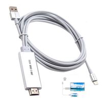TD® Adaptateur de câble MHL Micro USB vers HDMI 1080P HD TV pour Tablette Android iphone usb prise anglaise lightning jack carte