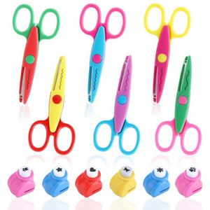 Ciseaux Pliables En Forme De Stylo - Design Portable Et Sûr, Pour Enfants, Bricolage | 114 Mm, Plastique, 5 Couleurs - 11