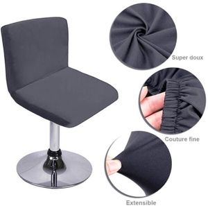 Comment Recouvrir Un Tabouret De Bar Avec Dossier Housse De Tabouret Achat Vente Pas Cher