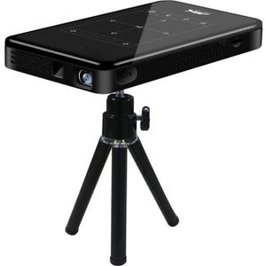Vidéoprojecteur Vidéoprojecteur HD 3D DLP 4K Rétroprojecteur Cinéma Android 6.0 - Noir - 854x480 - Durée de vie 2000h