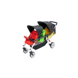 Poussette 4 places Lidoo City H4E Full Black - Cdiscount