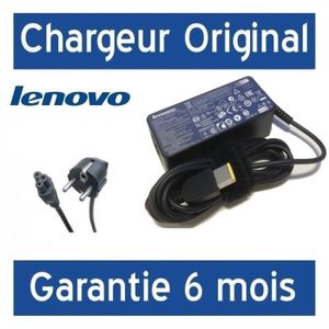 Chargeur Lenovo 45N0183 45N0184 36200097 PA-1650-76l PC Portable Secteur 65W  20V - MonsieurCyberMan