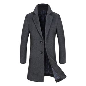 manteau laine pas cher