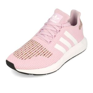 basket adidas femme rose et noir