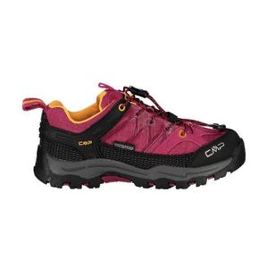 CHAUSSURES DE RANDONNÉE Chaussures de marche de randonnée basse enfant CMP Rigel Waterproof - bouganville-goji/rouge - 26