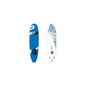 PLANCHE DE SURF Planche de surf en mousse rigide Wombat Epoxy Eva 8'0 - Bleu - Perfect Stuff