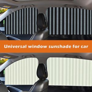 Auto voiture véhicule fenêtre maille bouclier pare-soleil visière filet protection  UV anti moustique housses de fenêtre, taille: fenêtre arrière113x50cm