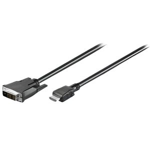 CÂBLE TV - VIDÉO - SON Câble HDMI / DVI-D Wentronic MMK 630-100 1.0m (HDM