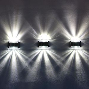 APPLIQUE EXTÉRIEURE Applique murale solaire LED - WIRLSWEAL - 4 ampoul