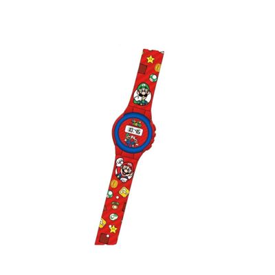 Montre Numérique - Mario Bros - Multicolore - Enfant - À partir de 3 ans