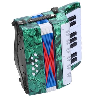 Alomejor Accordéon 7 Notes + 2 Basses – Jouet Musical Éducatif En Plastique Pour Enfants 3-8 Ans – Cadeau Anniversaire