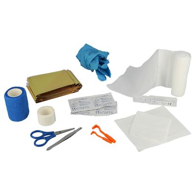 Trousse De Premiers Soins First Aid Kit Travel Size 120-Piece | Mini Emergency Kit For Hiking, Camping, Car & Home | Portable Water-Resistant Bag First Aid Kit Home