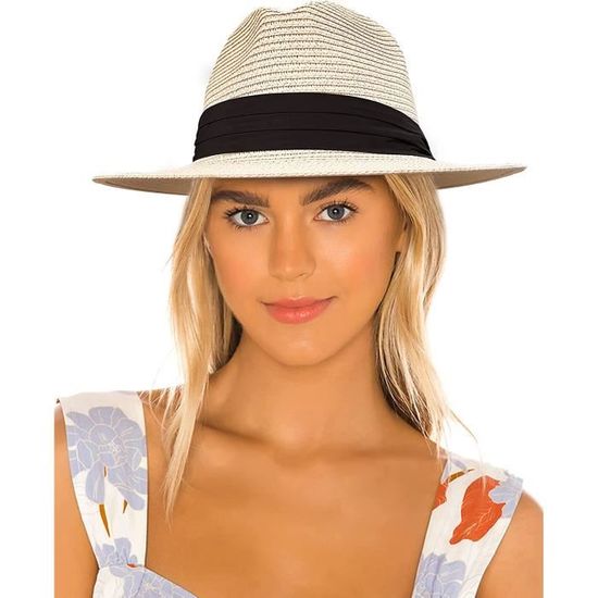 Chapeau De Paille Bel Cappelli Réglable été - Beige - 100% Paille - Neuf Avec étiquette