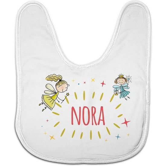 Bavoir Velcro Bebe Personnalisé Au Prénom Ou Texte. Cadeaux NouveauNé