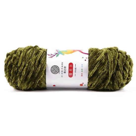 Uiopa Lana Gruesa De Chenille 100g/80m Chenille Yarn Hilo Crochet