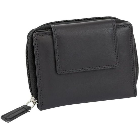 Porte-cartes Cuir Véritable Avec Protection RFID – Bloque Les Ondes, 16 Cartes + 2 Pièces D’identité – Cadeau élégant LEAS
