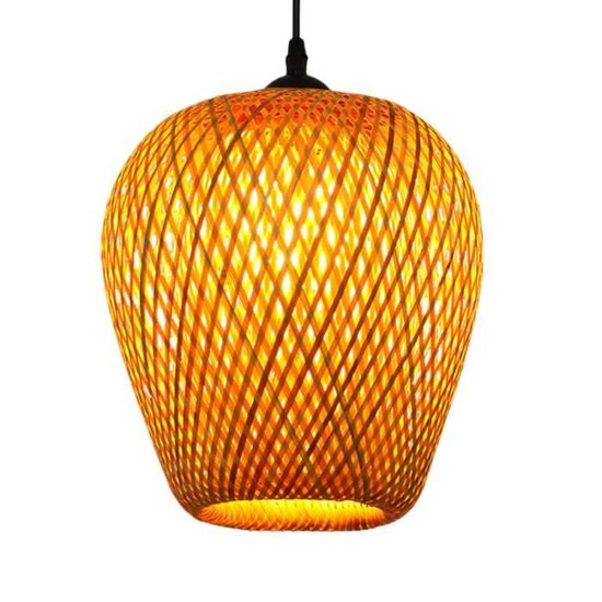 1pc Decor de la lumière Lampe Décorative Tissu Bambou Plafonnier Plafond Pour La Partie lustre - suspension luminaire d'interieur