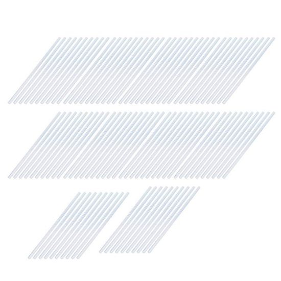 300 Pailles En Papier Biodégradables - 19,7 Cm - Couleurs Assorties - Pour Fêtes, Mariages, Anniversaires
