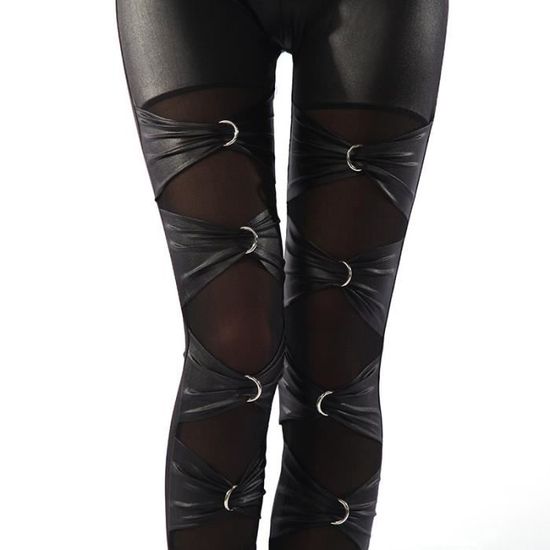legging a lacet