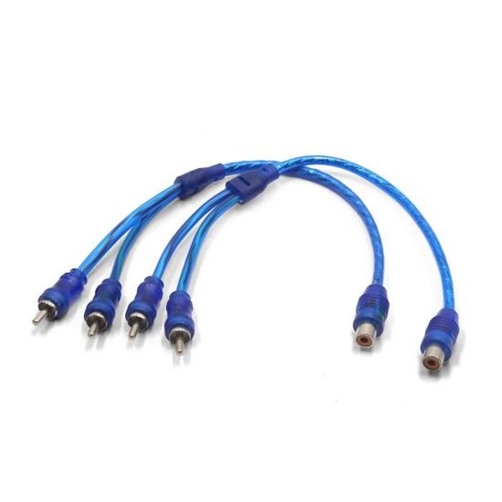 Câble D'extension DC5521 Vers 2x2510 Femelle - 37 Cm - Pour Alimenter Plusieurs Ventilateurs PC - Lot De 2 - 8