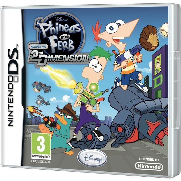 Phineas Et Ferb : Voyage Dans La Deuxième Dimension Nintendo Ds - vue 2
