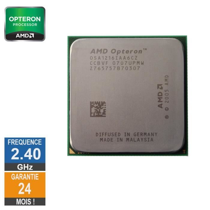 Processeur AMD Opteron 1216 2.40GHz OSA1216IAA6CZ AM2 1Mo