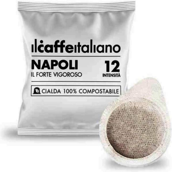 150 dosettes de café compostables - Mélange Napoli intensité 12 - Il Caffè Italiano