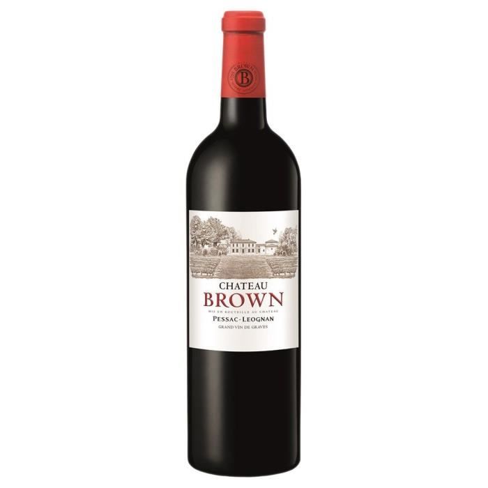 Chateau Brown - 2017 - Pessac Léognan Rouge Lot de 6 bouteilles