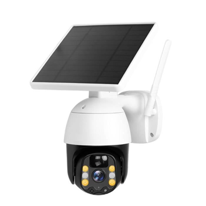 3MP IP PIR caméra WIFI 7W panneau solaire batterie sécurité faible puissance caméra extérieure PTZ CCTV caméra moniteur de sécurité