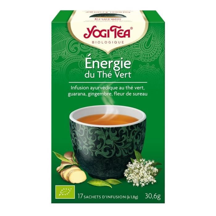 Yogi Tea Energie Thé Vert 17 sachets
