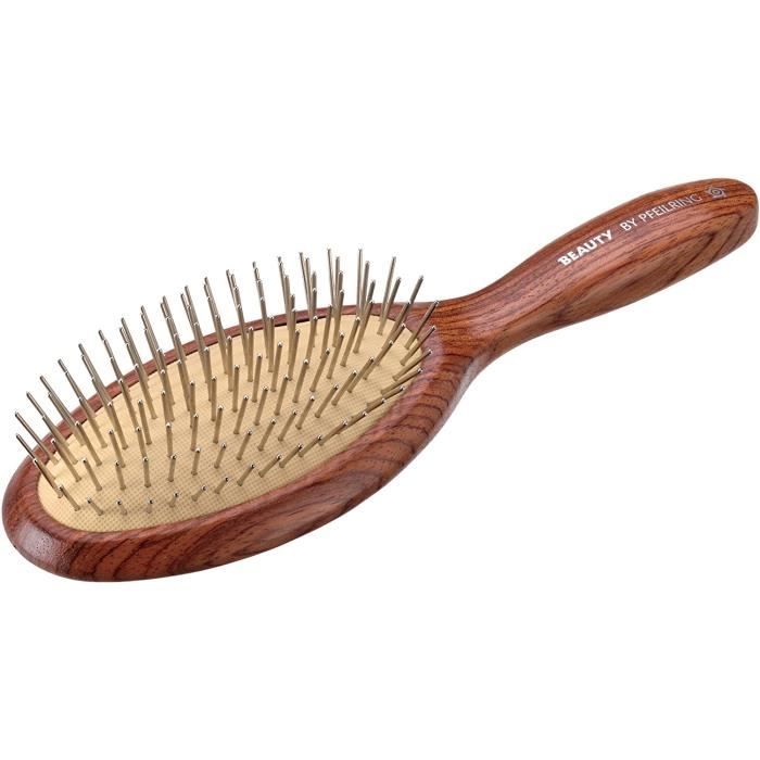 Brosses à cheveux Pfeilring Brosse brosse à cheveux pneumatique en bois de rose avec coussin et clair avec métal Stylos, 22477