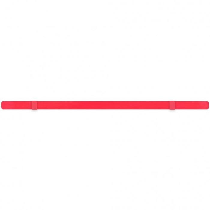 Bande de résistance élastique pour renforcer vos muscles - 2080 x 4,5 x 13mm - rouge 5-50LBS