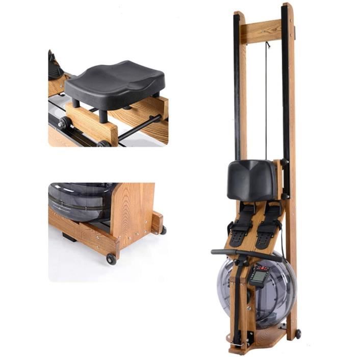 Machine À Ramer pour l'exercice De Remise en Forme À Domicile Utilisation D'équipement De Fitness Aérobie Rameur À Eau Silencieuse e