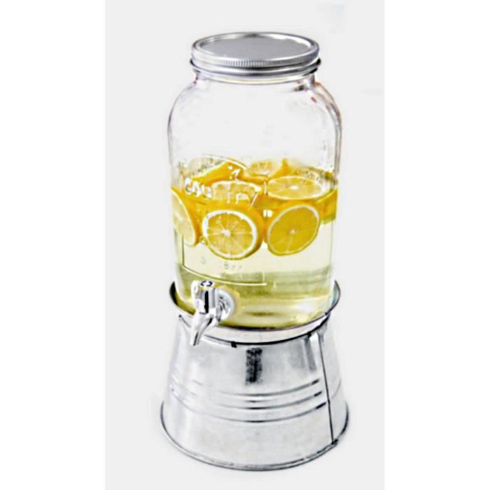 FONTAINE A BOISSON 3.75 L DISTRIBUTEUR VERRE 39 X 20 CM