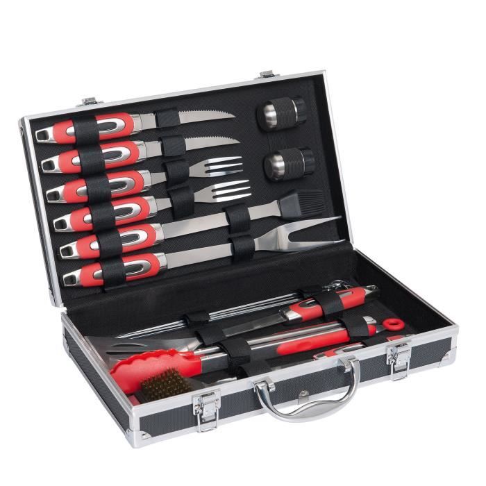 BE NOMAD GS64 Coffret pour barbecue à 15 accessoires - Noir