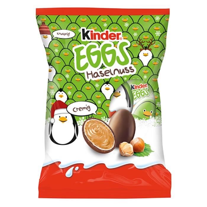 4x Ferrero Kinder Eggs Noisette Noël 80g