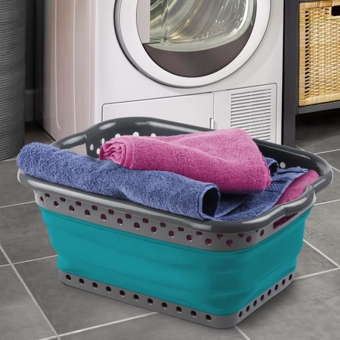 Panier à linge pliable 24l