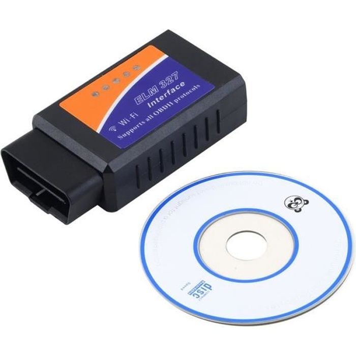 ELM327 Auto Scanner Sans Fil OBD2 OBDII Adaptateur ELM 327 Interface OBD2 / OBD II Auto Diagnostic Scanner Wifi Outil
