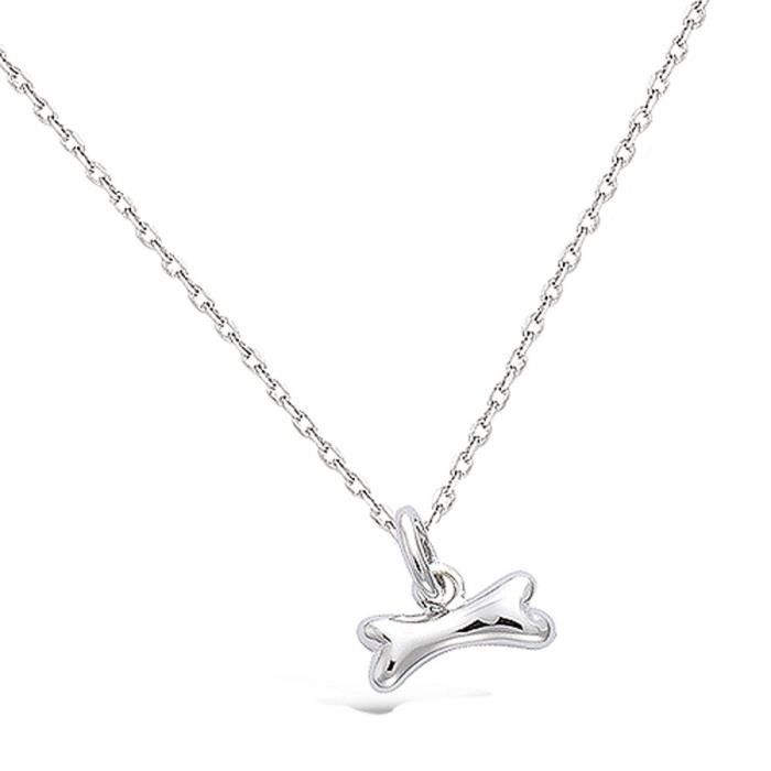 Pendentif en Argent 925-000 Rhodié - Os
