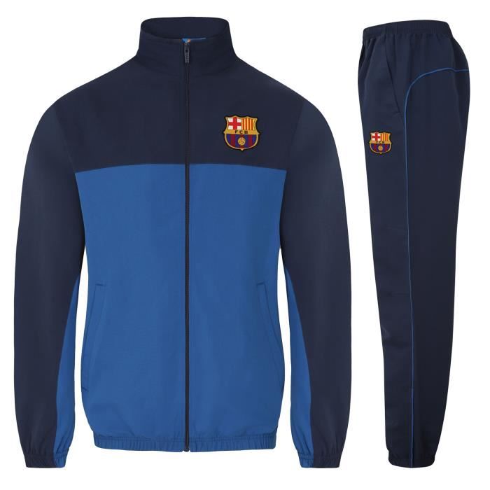 FC Barcelone officiel - Lot veste et pantalon de survêtement thème football - homme