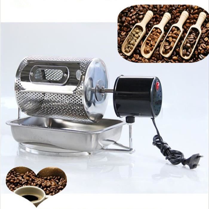 Électrique en acier inoxydable café torréfacteur machine arachide noix de cajou châtaigne