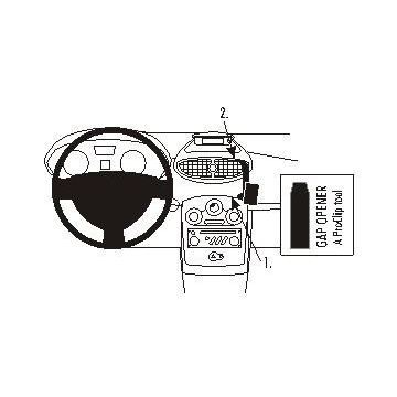 Fixation voiture Brodit Proclip Renault Clio III