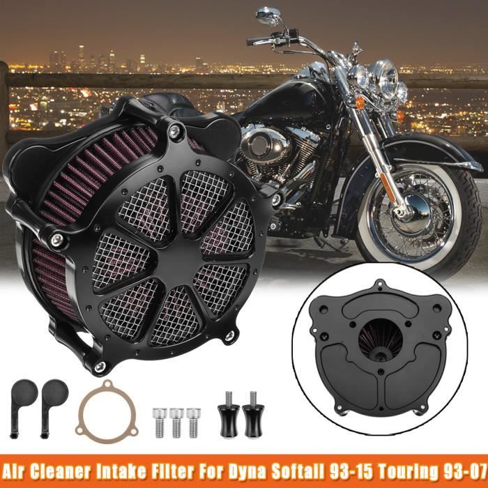TEMPSA Filtre à Air Filtre d'admission Moto Pour Harley Dyna / FXR 93-17 Softail 93-15 Touring 93-07